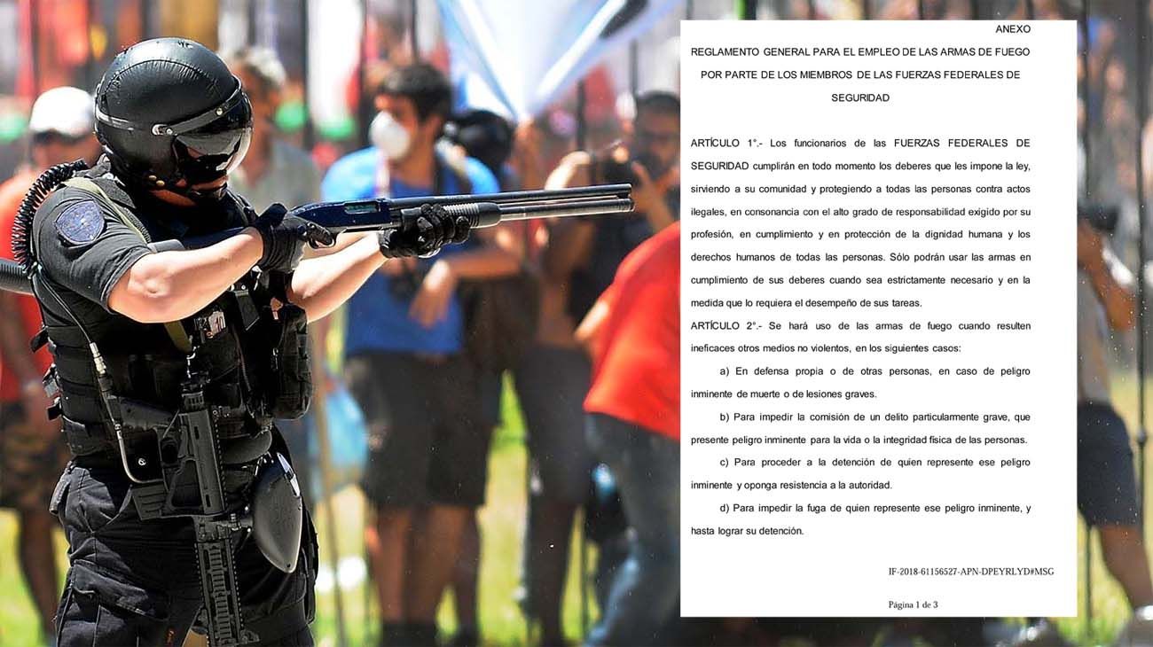 Qué Dice La Resolución Que Habilita A La Policía A Usar Armas De Fuego Sin Dar La Voz De Alto