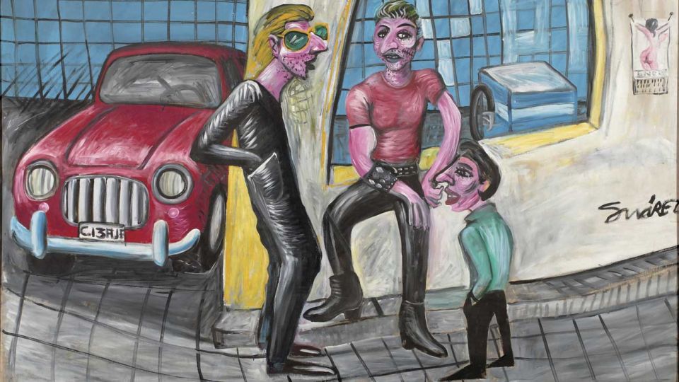 Estética. Pablo Suárez modifica los materiales y los pasajes en distintos formatos: pintura, escultura e instalación.