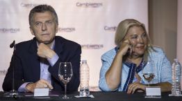 Mauricio Macri y Elisa Carrió, distanciados