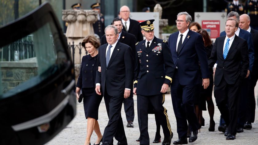 El féretro de Bush padre vuelve a Texas para un último adiós El féretro de Bush padre vuelve a Texas para un último adiós