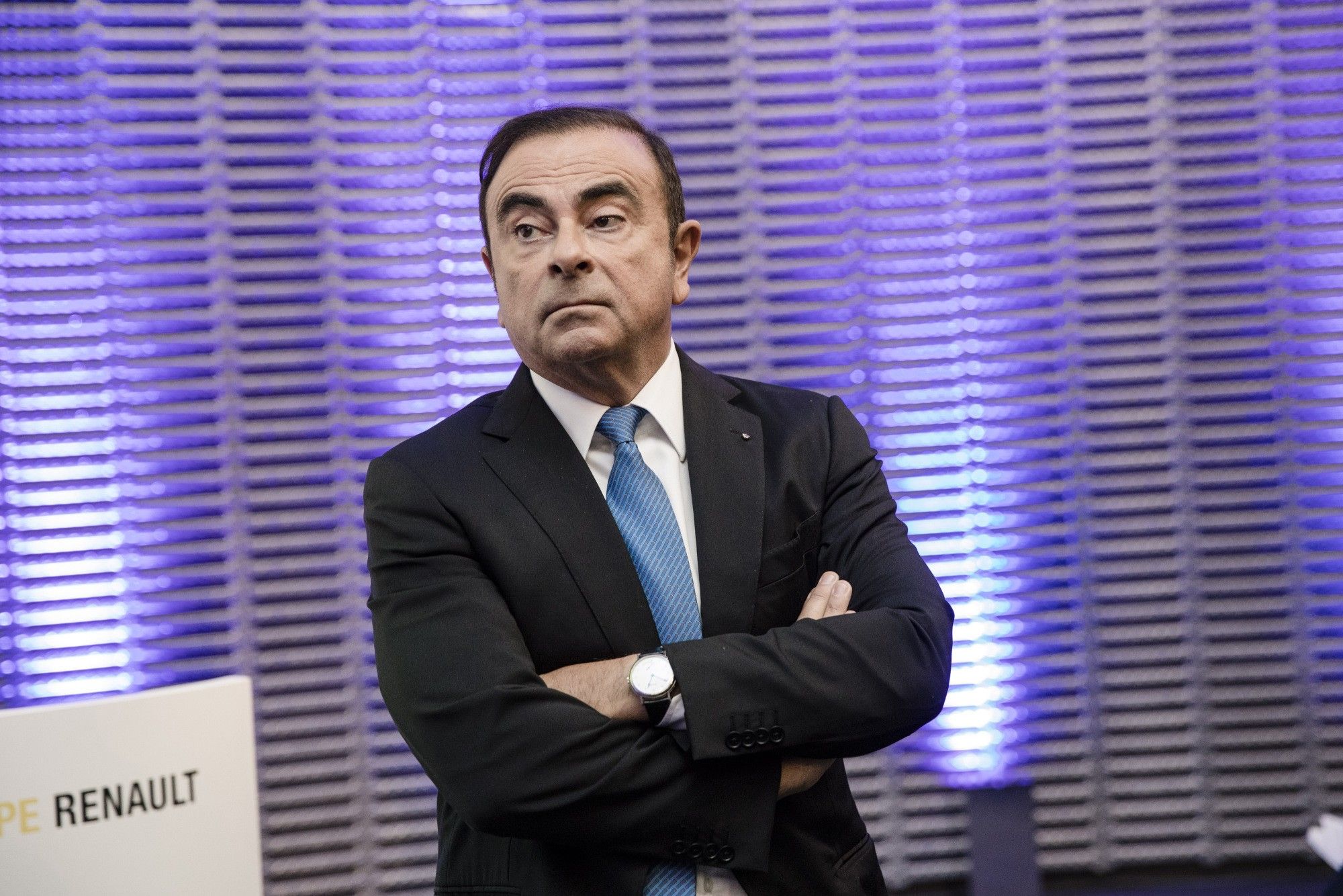 Chairman of Renault SAS Carlos Ghosn Attends Carmaker's Strategic Plan News Conference