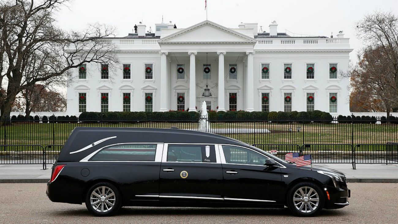 La Catedral Nacional de Washington fue el escenario del funeral religioso en honor al que fuera presidente de EE.UU. entre 1918 y 1993.