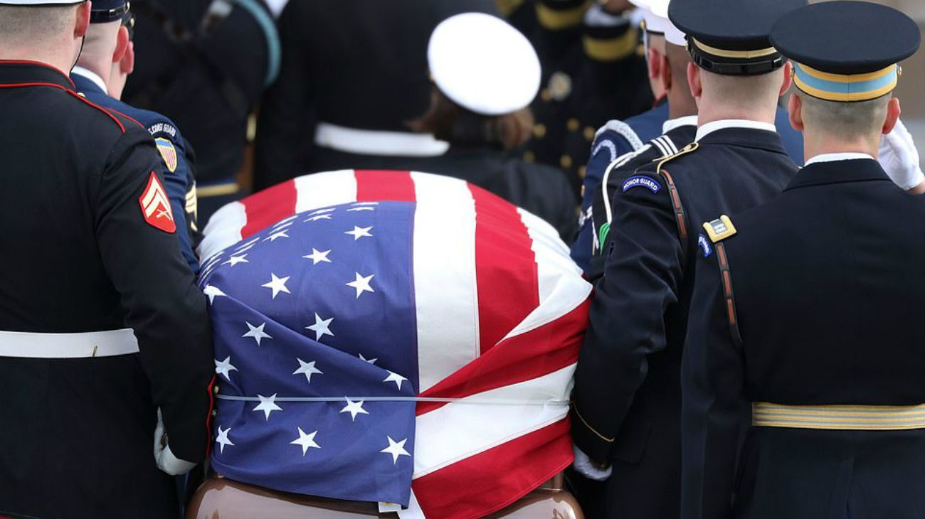 La Catedral Nacional de Washington fue el escenario del funeral religioso en honor al que fuera presidente de EE.UU. entre 1918 y 1993.