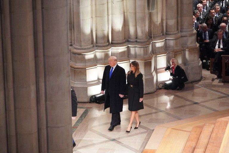 El mundo político estadounidense e internacional se despidió hoy del ex presidente George H.W. Bush, en una ceremonia fúnebre celebrada en la Catedral Nacional de Washington.