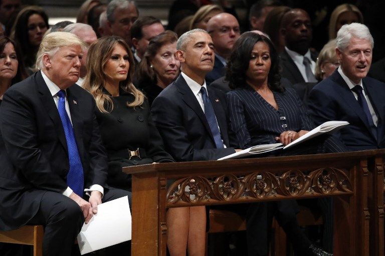 El mundo político estadounidense e internacional se despidió hoy del ex presidente George H.W. Bush, en una ceremonia fúnebre celebrada en la Catedral Nacional de Washington.