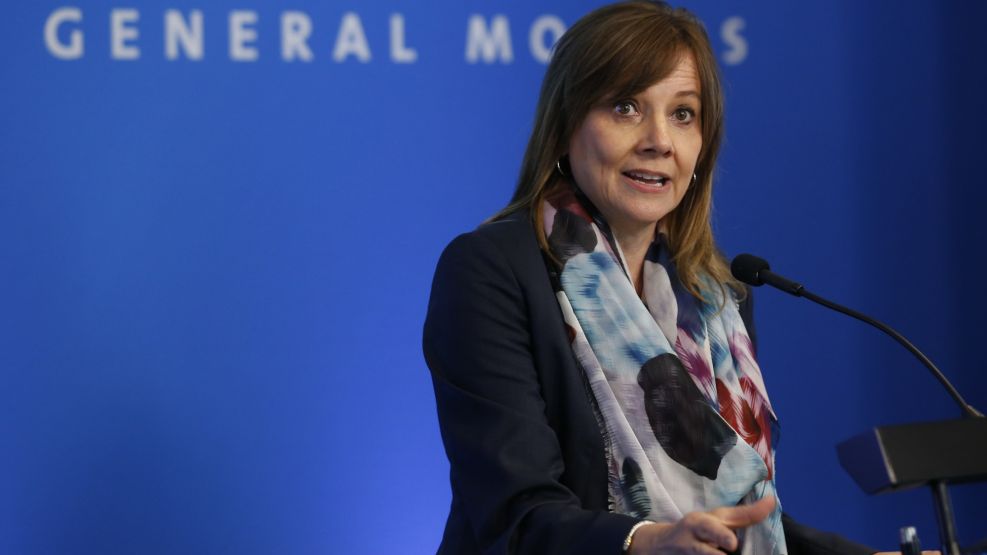 General Motors Chief Executive Officer Mary Barra Speaks Following The Annual Meeting  
