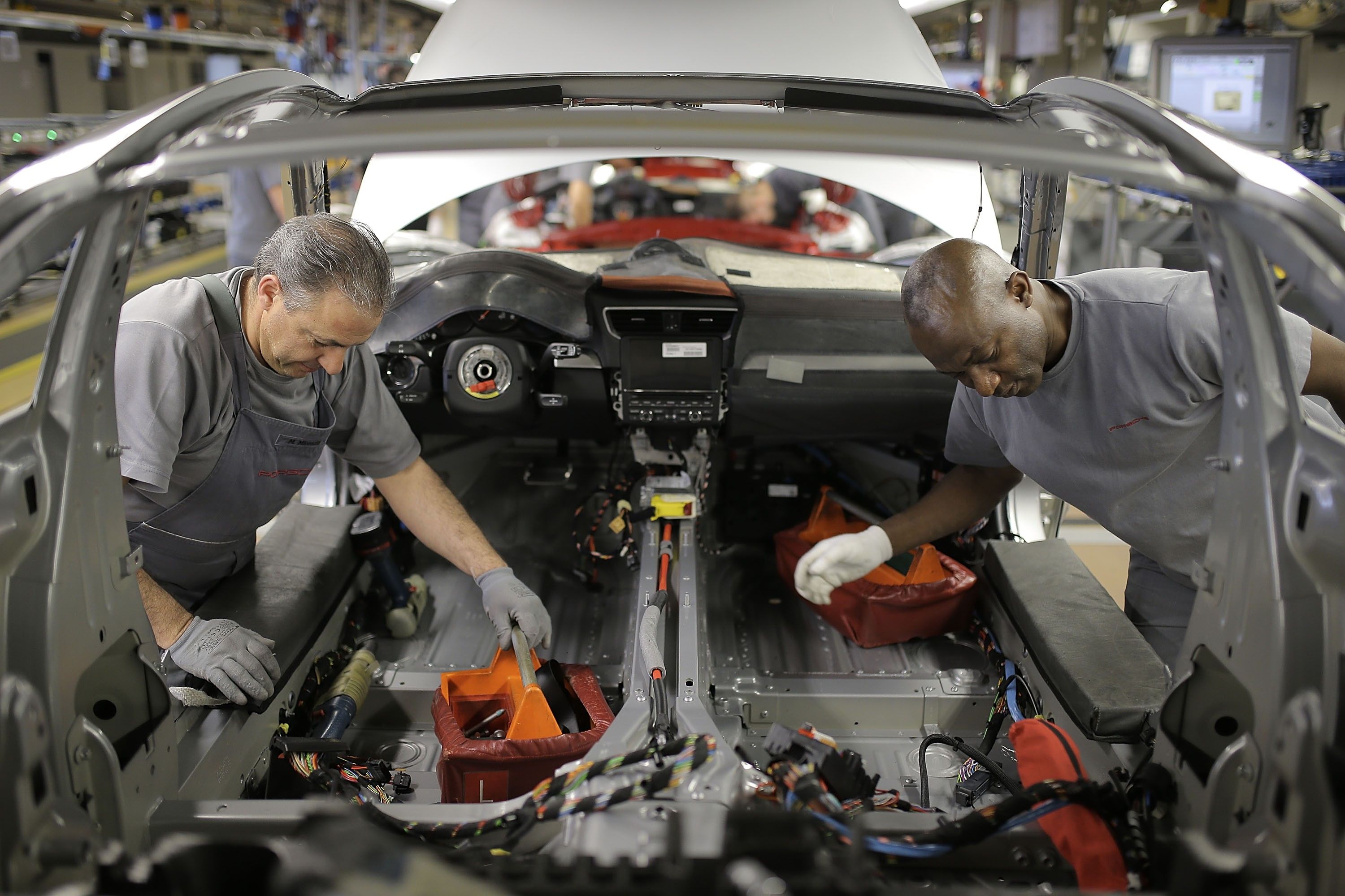 911 Assembly At Porsche Plant