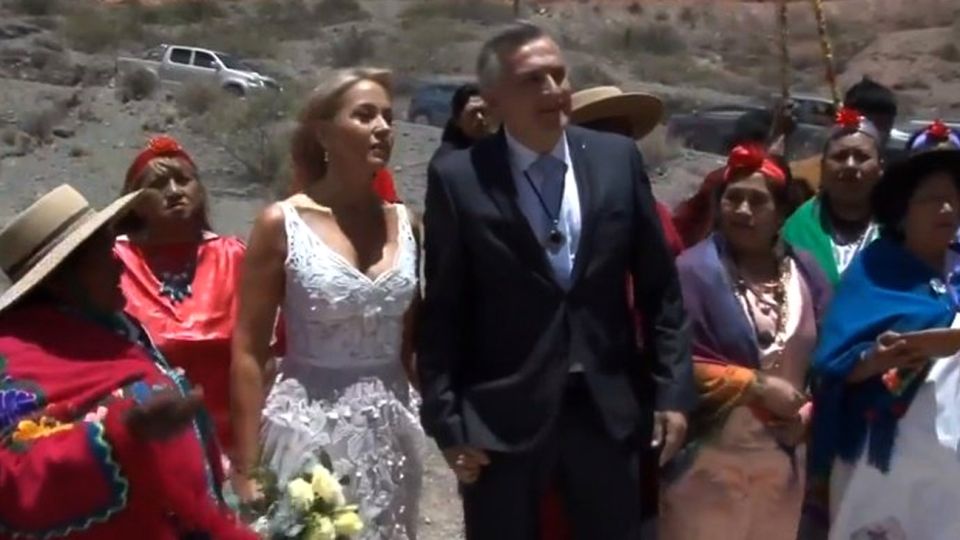 Casamiento del gobernador Gerardo Morales