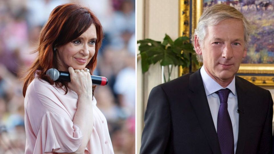 Cristina Kirchner y Marcelo Longobardi