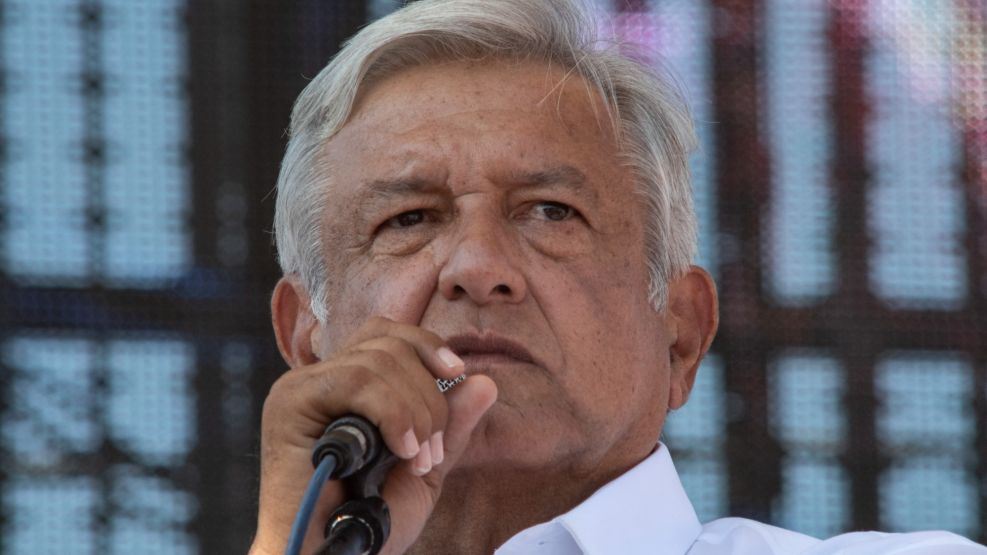 Morena Presidential Candidate Andres Manuel Lopez Obrador Holds Campaign Rally Ahead Of Election Day 