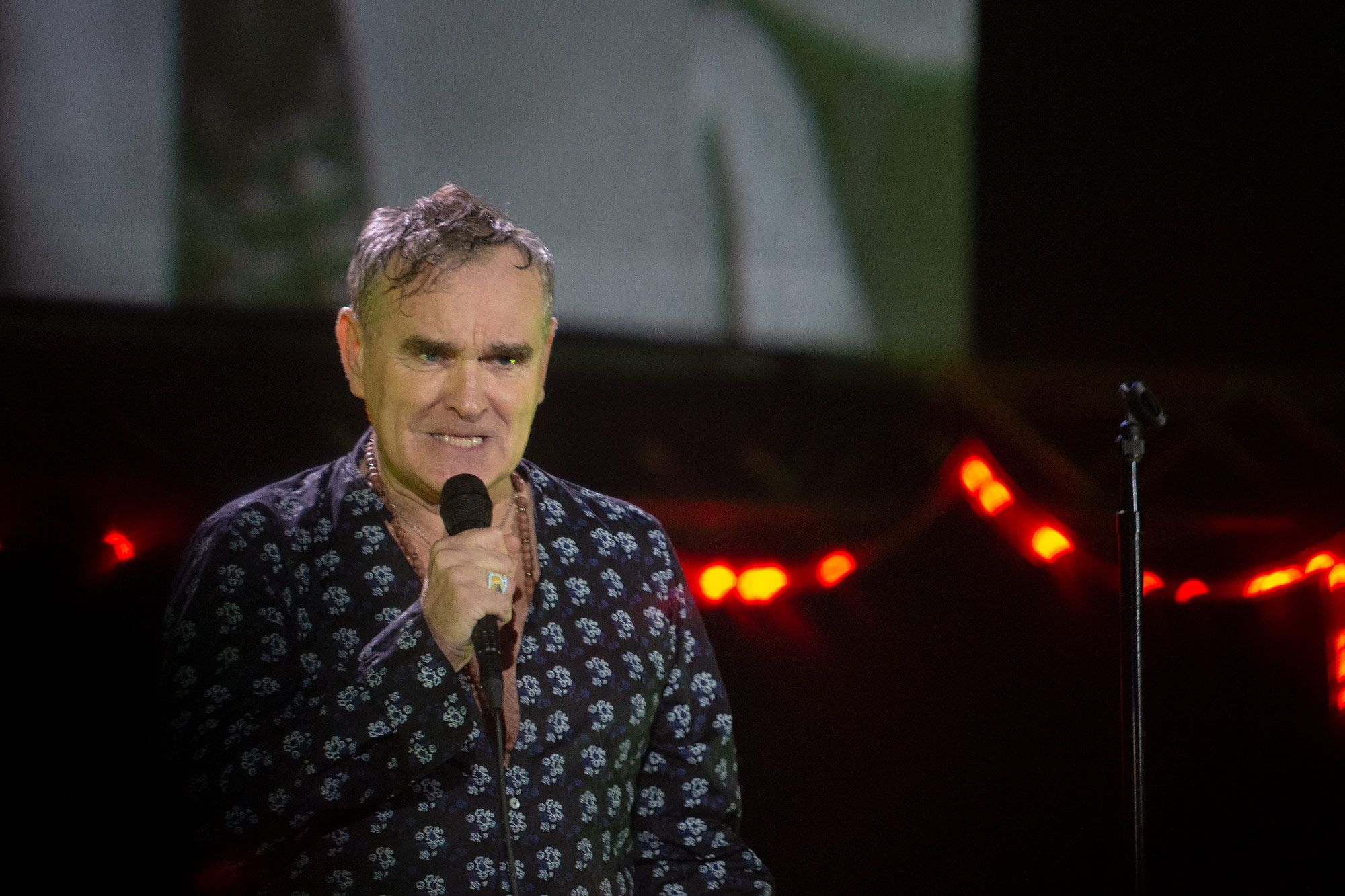 Morrisey se mostró muy cariñoso con el público argentino.