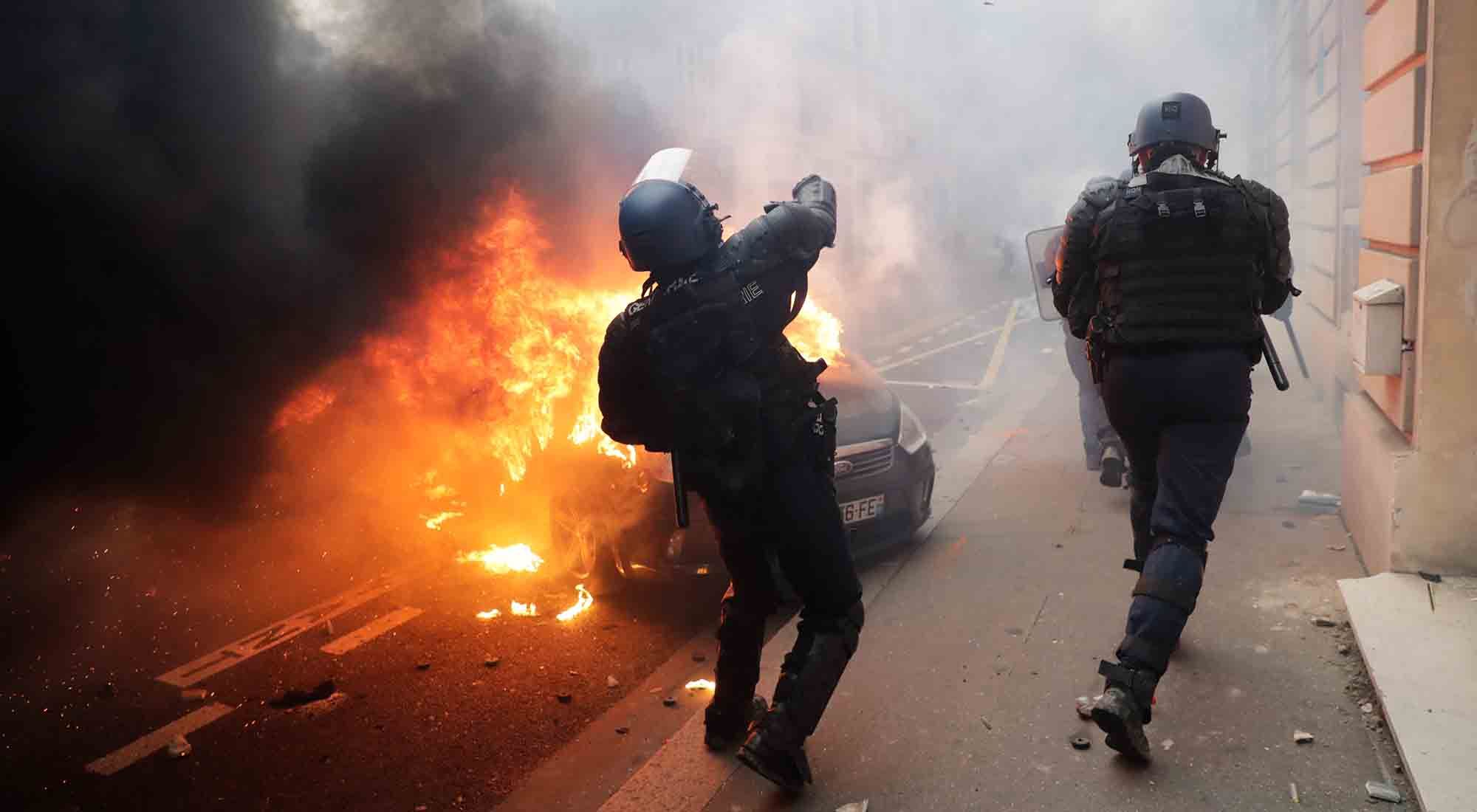 Manifestaciones en Francia