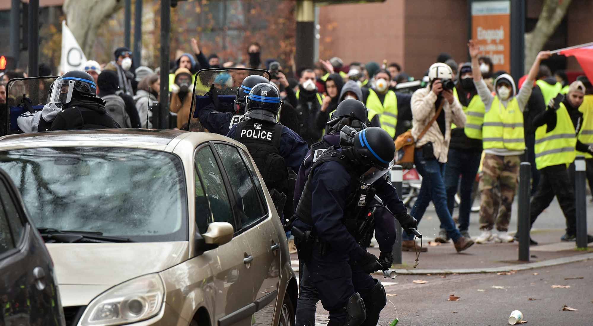 Manifestaciones en Francia