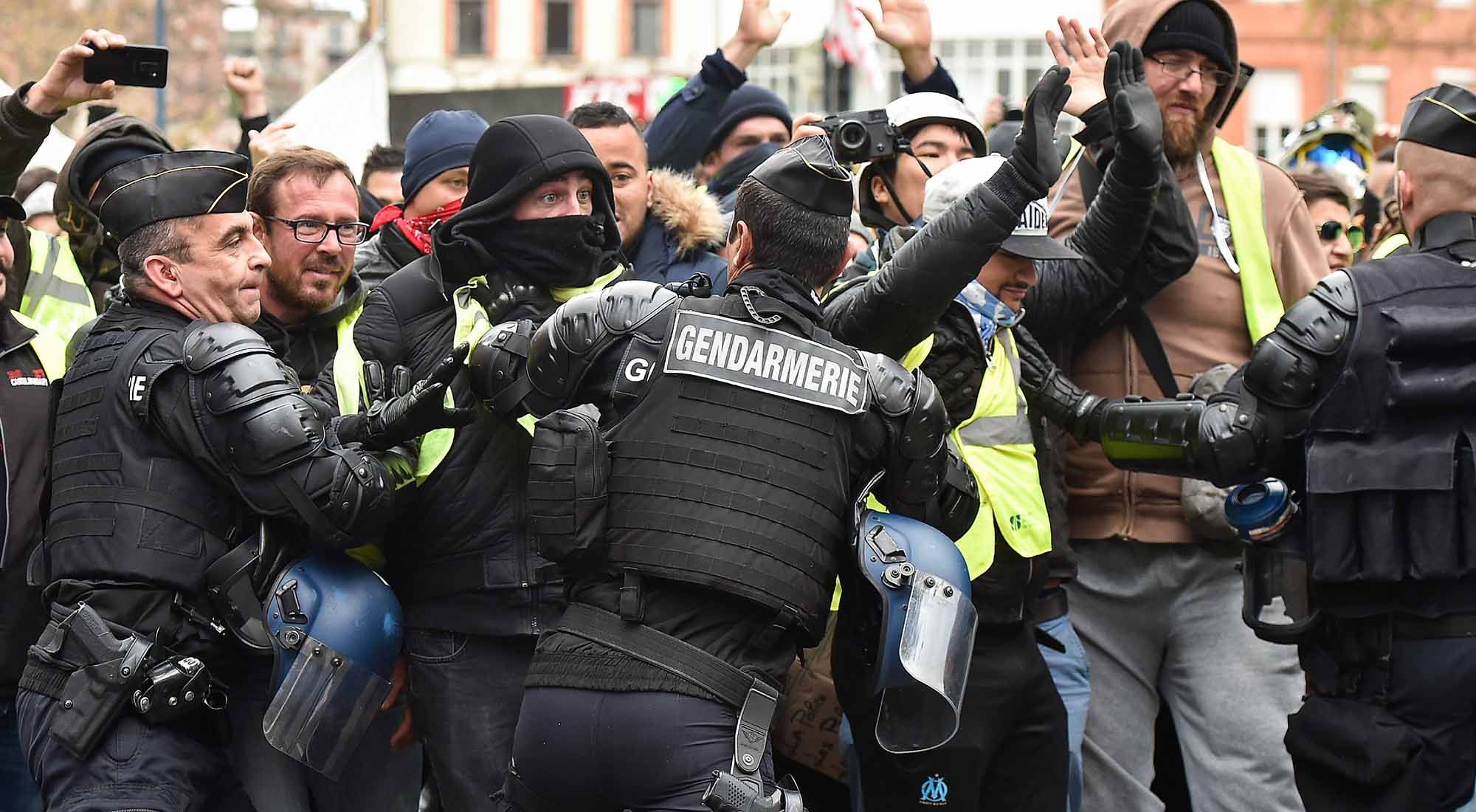 Manifestaciones en Francia