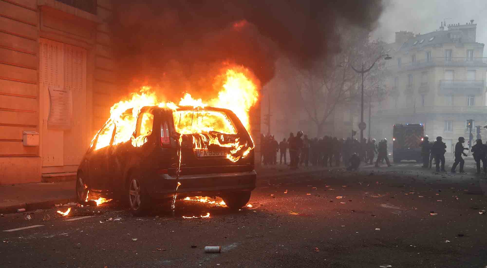 Manifestaciones en Francia