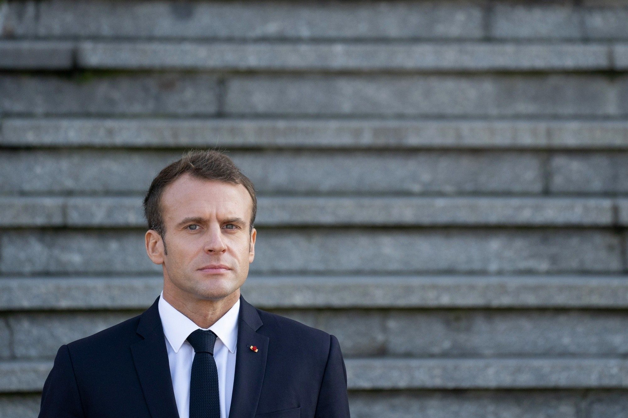 U.K. Prime Minister Theresa May And France's President Emmanuel Macron Attend Armistice Commemorations