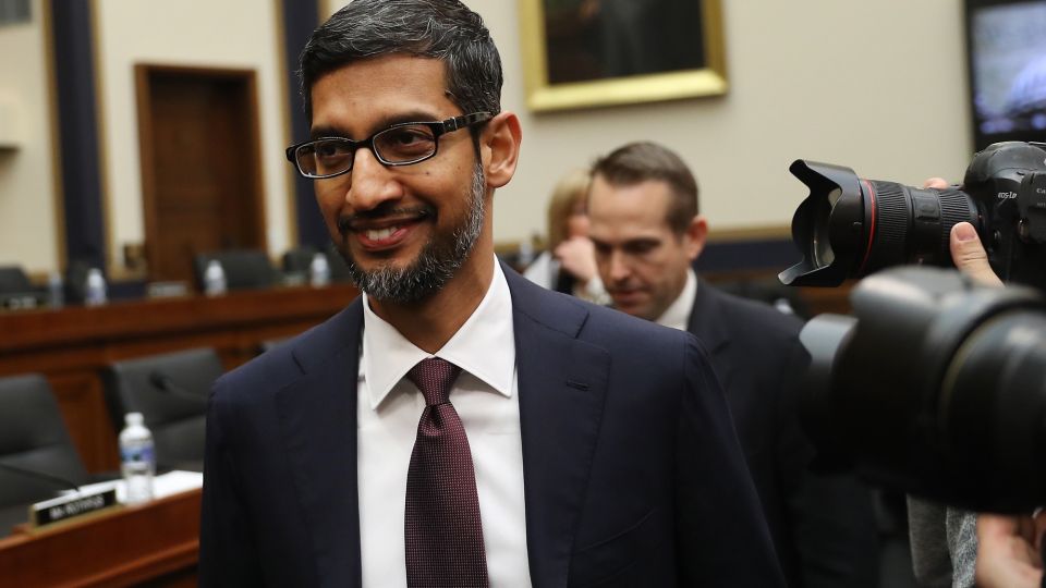 Archivo. El CEO de Google, Sundar Pichai.
