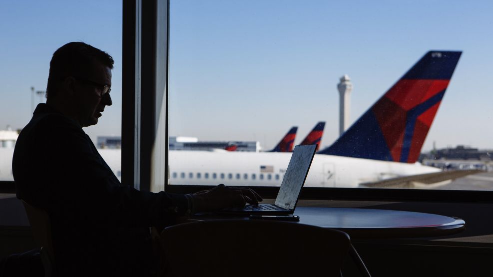 Operations At The Delta Air Lines Inc. Terminal Ahead Of Earnings Figures