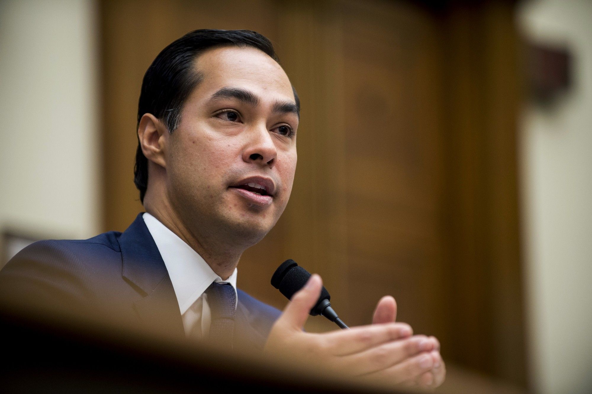 Housing And Urban Development Secretary Julian Castro Testifies Before House Financial Services Committee