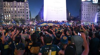 dia hincha boca obelisco festejo incidentes telam