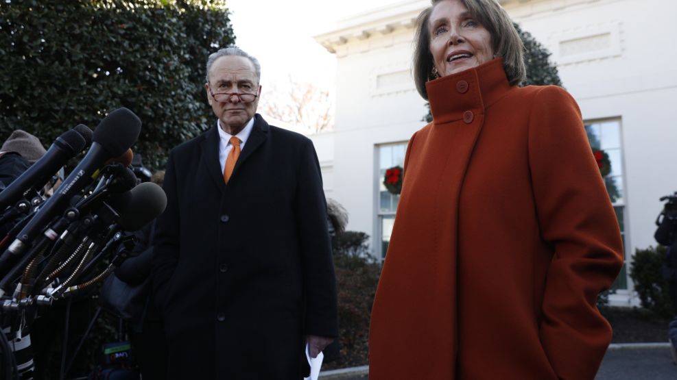 House Minority Leader Pelosi And Senate Minority Leader Schumer Meet With President Trump 