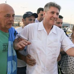 Former vice-president Amado Boudou is released from jail pending an appeals process, December 2018.