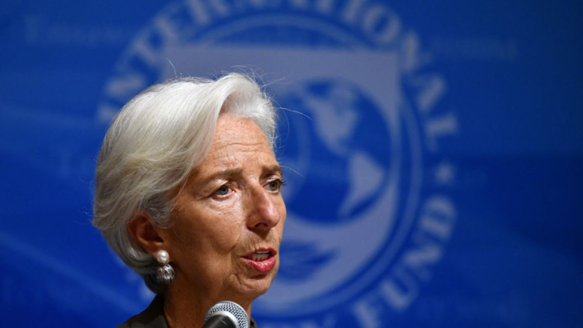 International Monetary Fund (IMF) managing director Christine Lagarde.