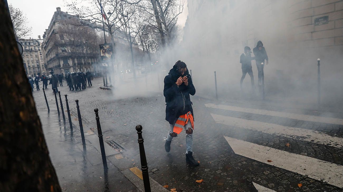 Marcha de los chalecos amarillos en francia