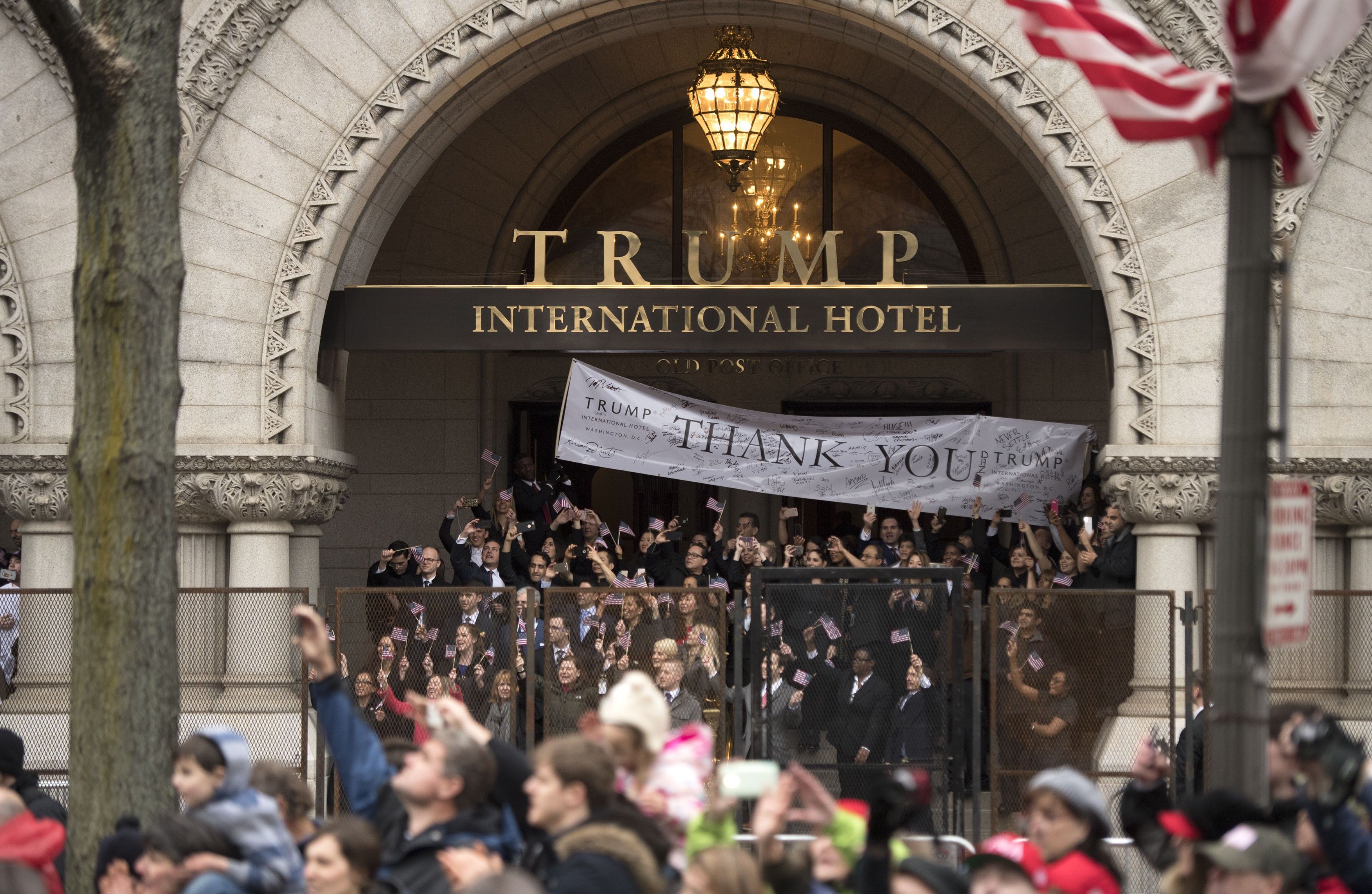 Parade Celebrates Presidential Inauguration Of Donald Trump