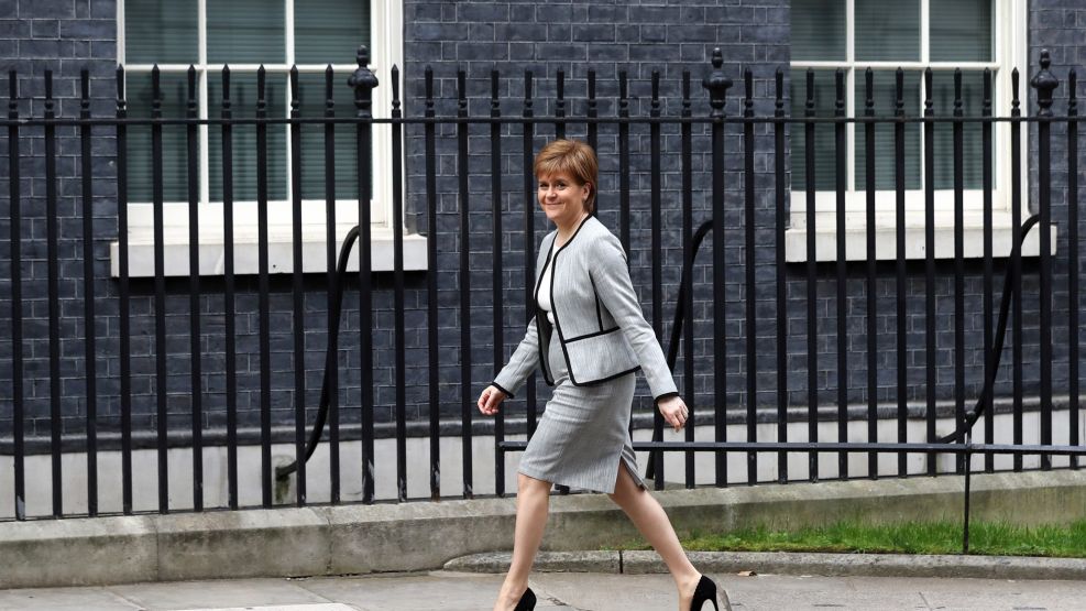 U.K. Prime Minister Theresa May Meets Scotland's First Minister Nicola Sturgeon 