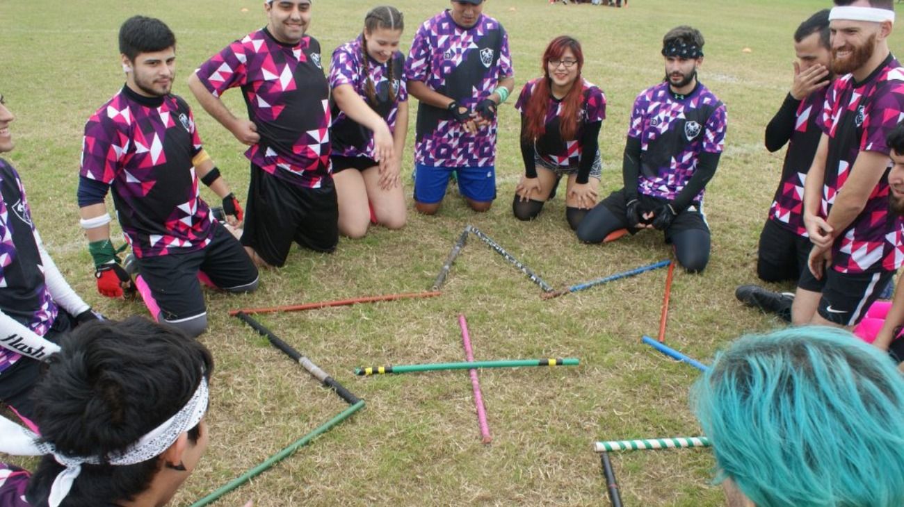 El Quidditch, un deporte que nació de los libros de Harry Potter.