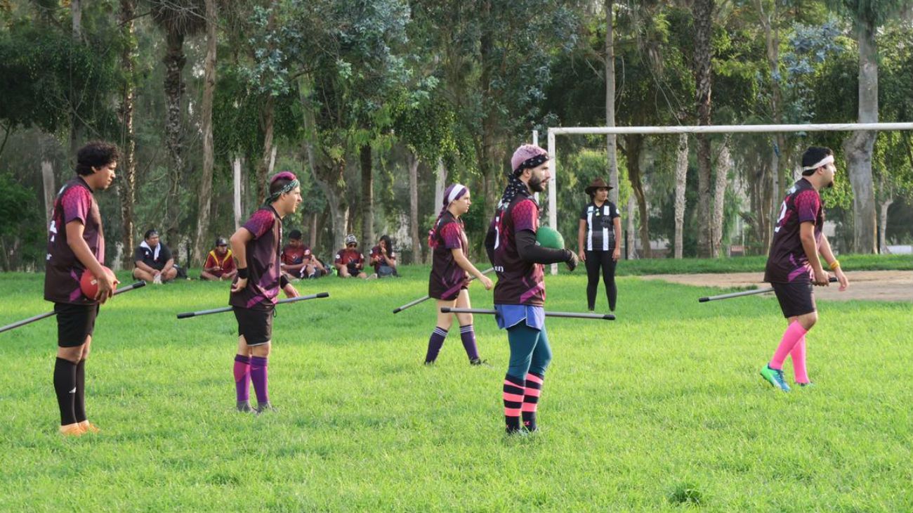 El Quidditch, un deporte que nació de los libros de Harry Potter.