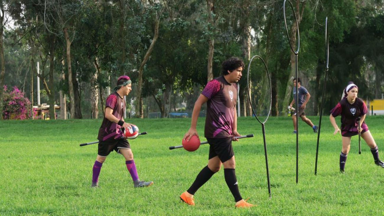 El Quidditch, un deporte que nació de los libros de Harry Potter.