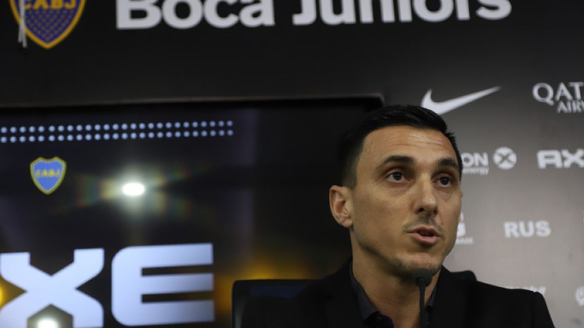 Boca Juniors' new sporting director, Nicolás Burdisso.