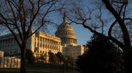 The U.S. Capitol As GOP Senators Weigh Short-Term Government Funding Bill