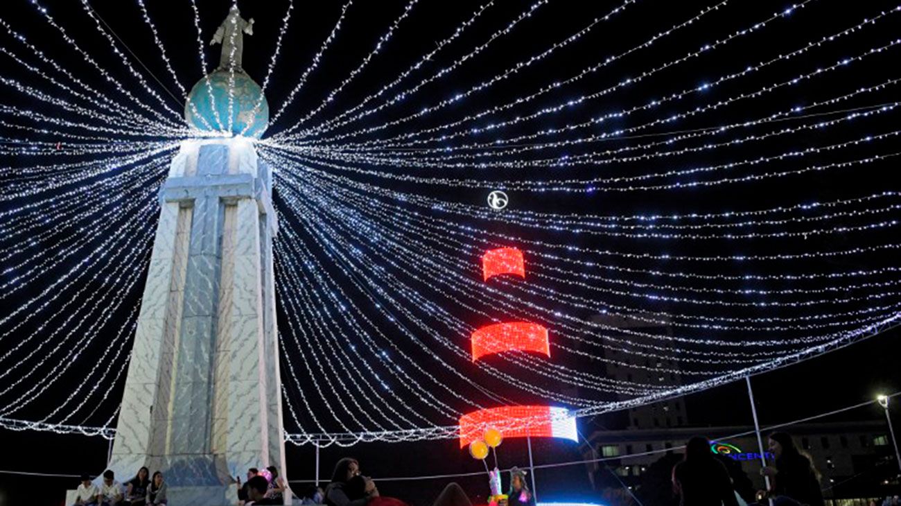 Árbol de Navidad en El Salvador.