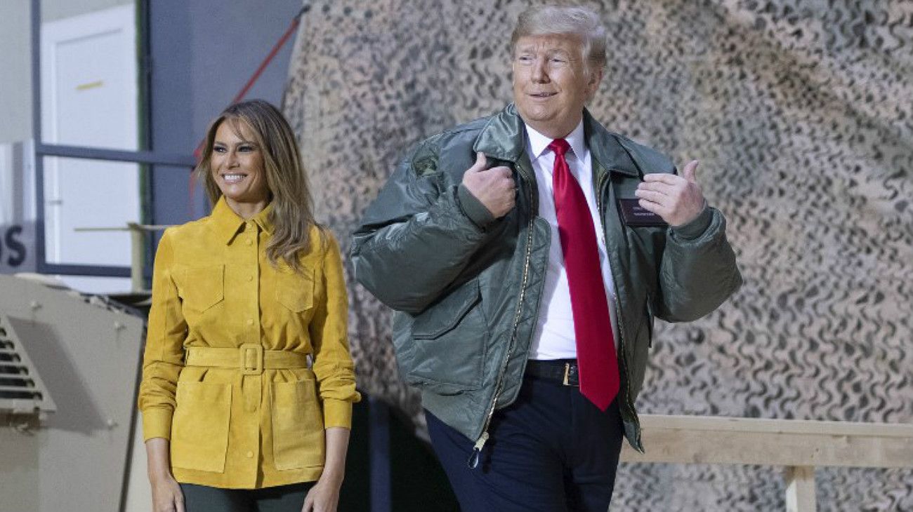 Trump visitó tropas en Irak: "No seguiremos siendo el policía del mundo"