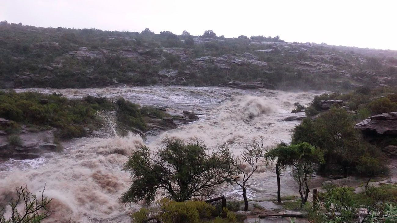 Inundaciones en Mina Clavero, Córdoba