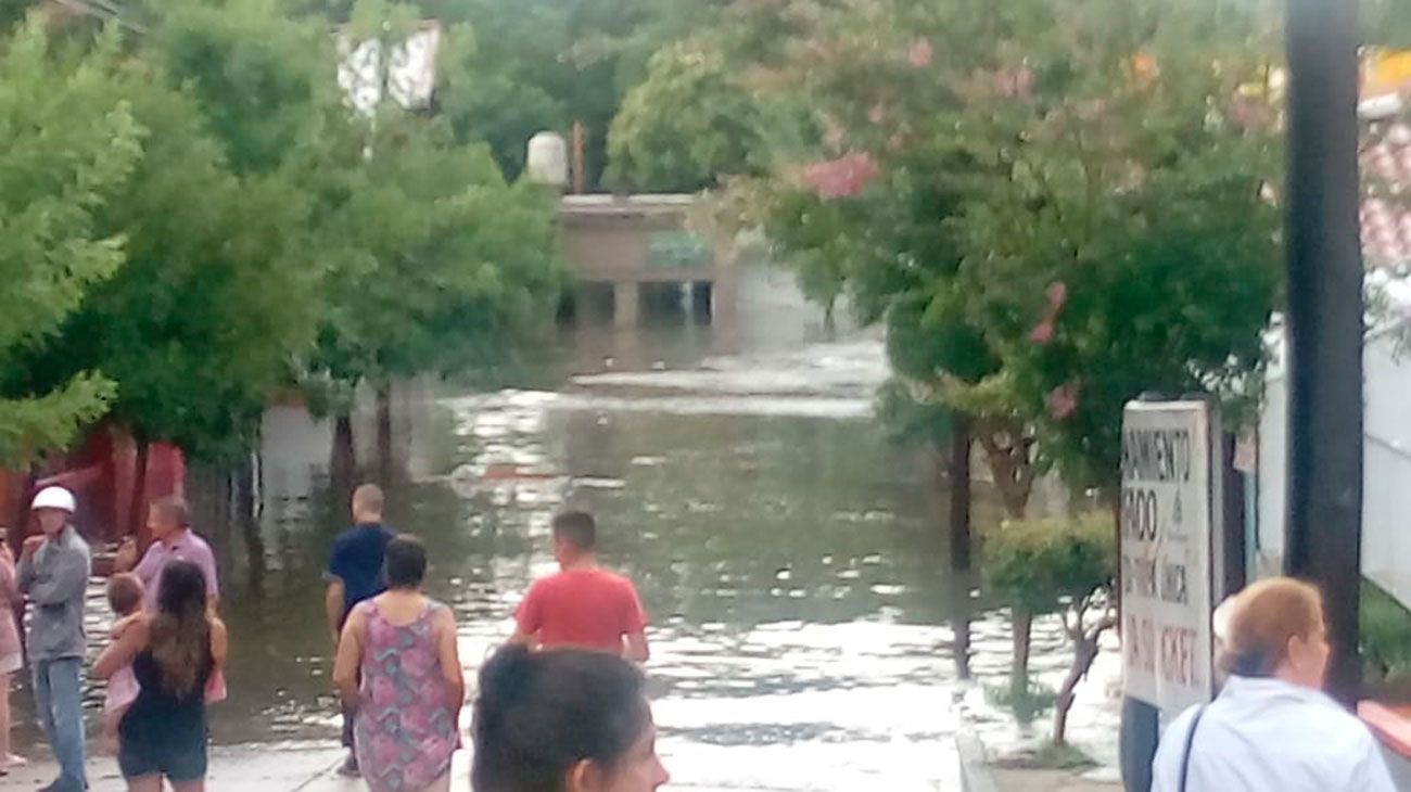 Inundaciones en Mina Clavero, Córdoba