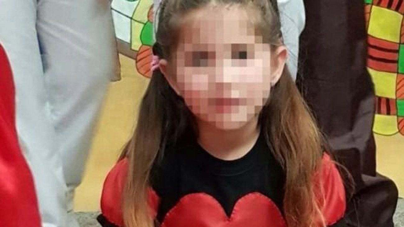 Maite Ailén Almirón, la nena de 5 años que tiene muerte cerebral luego de ser alcanzada por una bala perdida durante los festejos de Navidad.