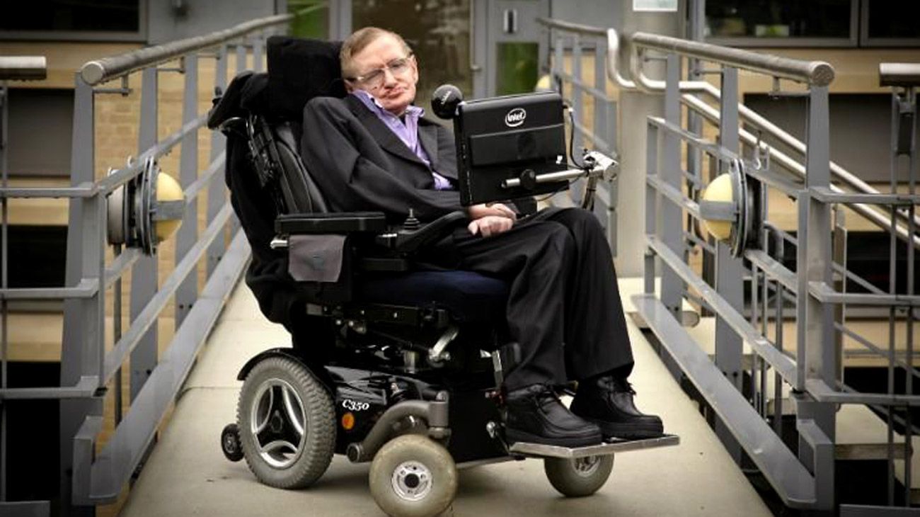 Stephen Hawking (8/01/1942-14/03/2018).