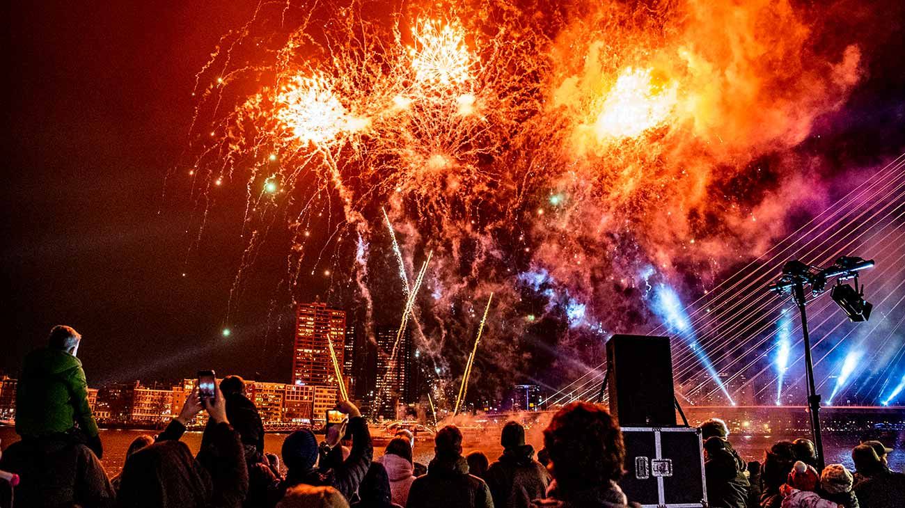 Así recibieron el 2019 en Holanda.