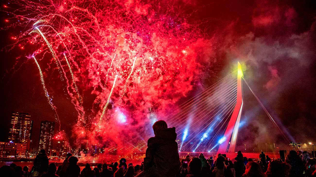 Así recibieron el 2019 en Holanda.