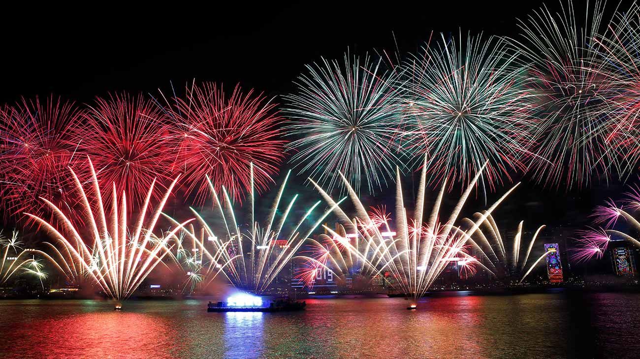 Así comenzó el año en Hong Kong