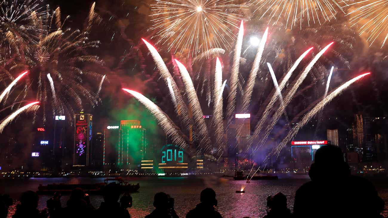 Así comenzó el año en Hong Kong