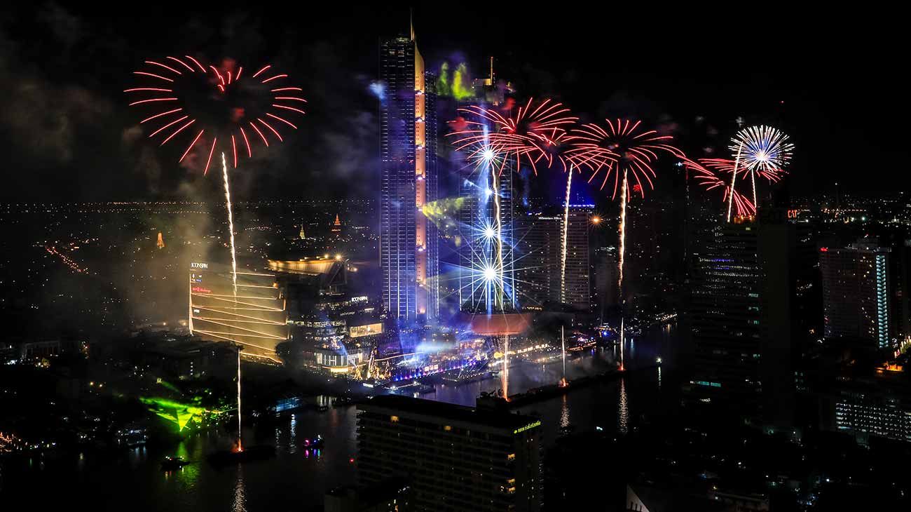 Así empezó el año en Tailandia.