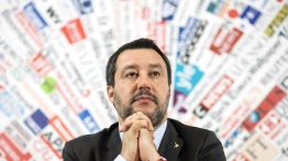 Italy's Deputy PM Matteo Salvini News Conference
