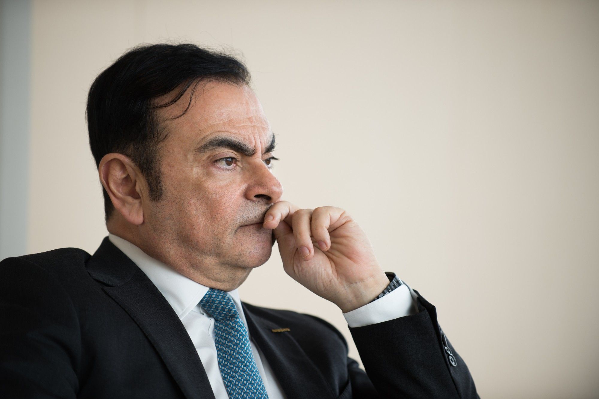 Nissan Motor CEO Carlos Ghosn Interview As The Company Named Hiroto Saikawa As New President 
