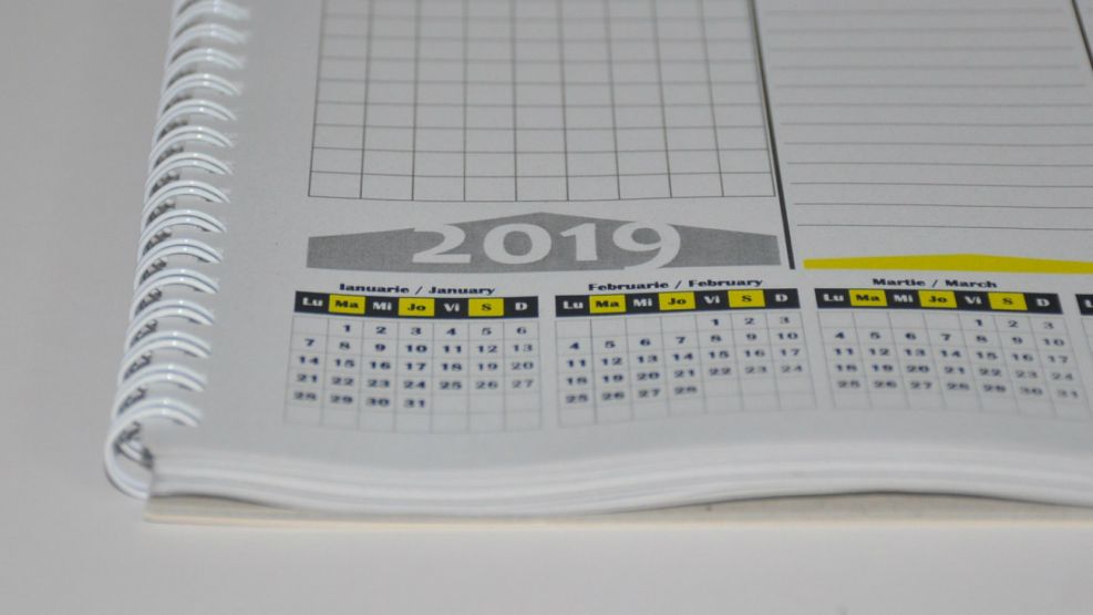 calendario de feriados de 2019