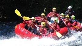 Ya abrió la temporada de verano en el río Corcovado, Chubut, donde la emoción y la adrenalina está asegurada por sus rápidas corrientes.